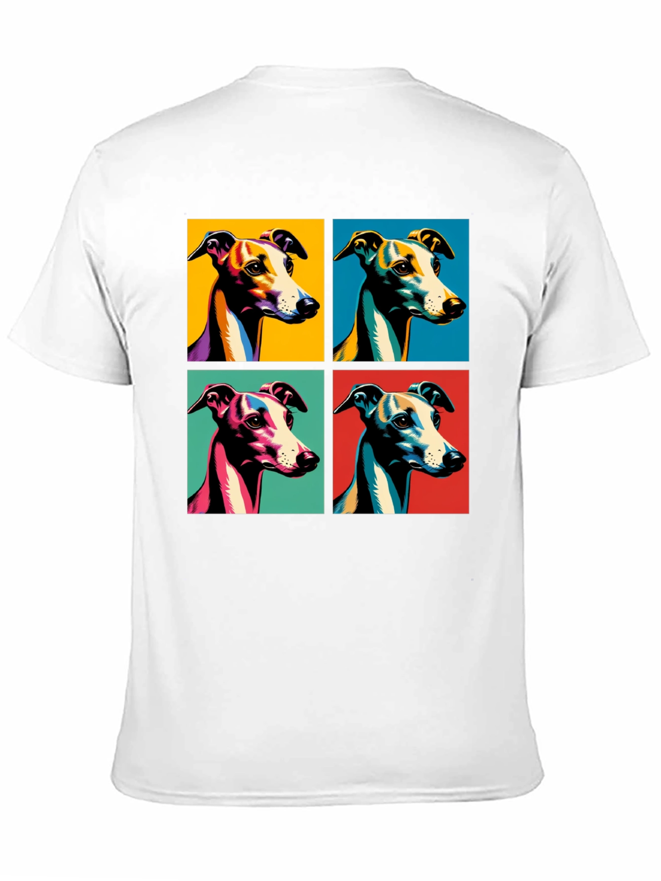 Greyhound Pop Art T-Shirt – Colorful Dog Lover Tee