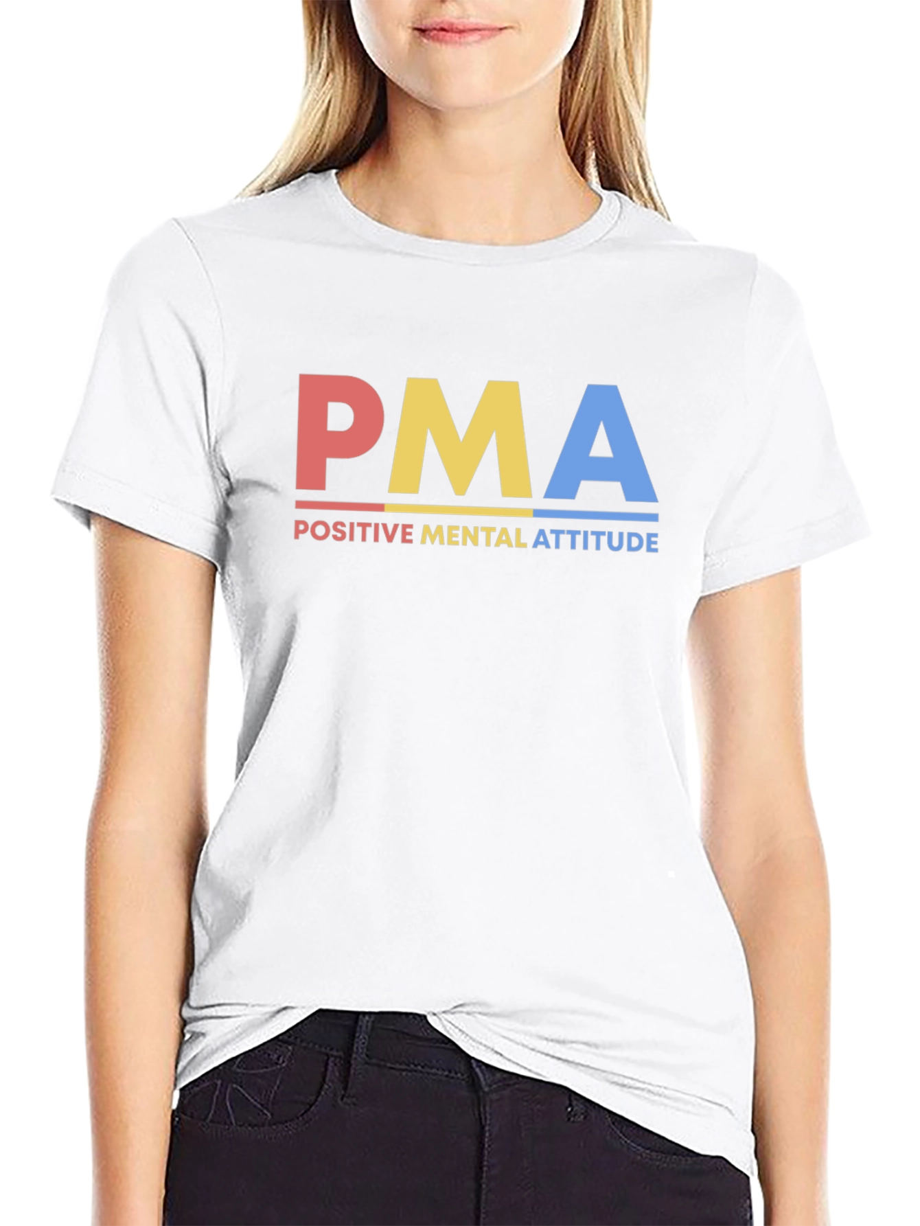 PMA Positive Mental Attitude Graphic T-Shirt