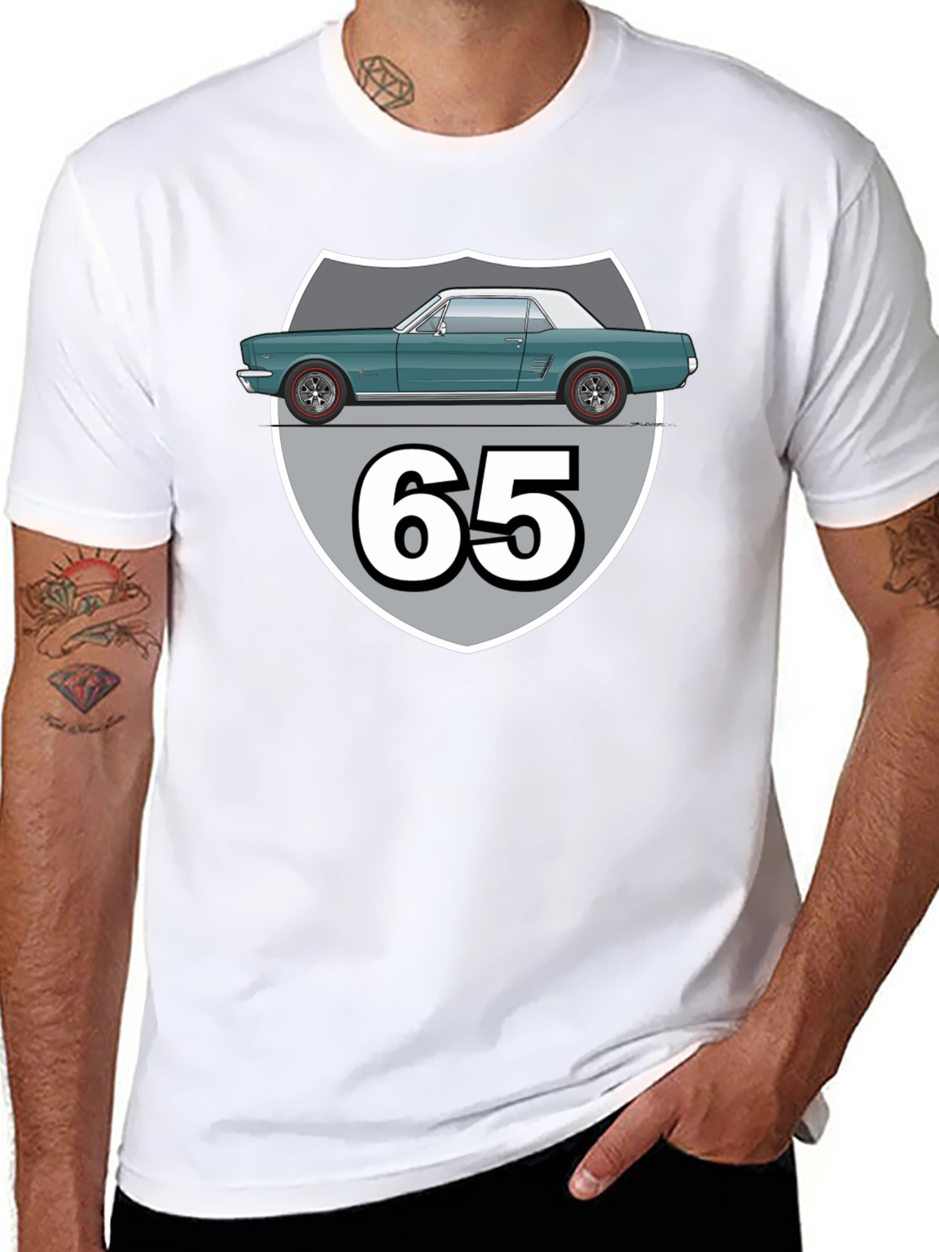 Classic 1965 Car Graphic T-Shirt