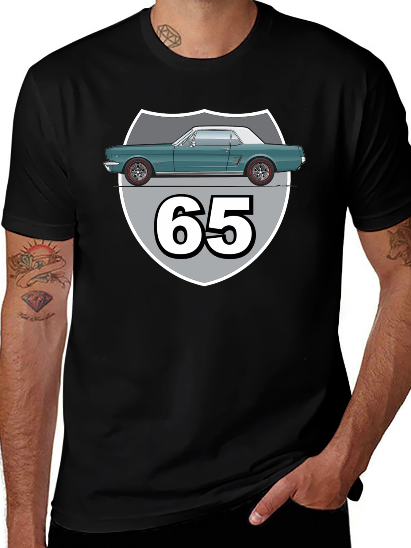Classic 1965 Car Graphic T-Shirt