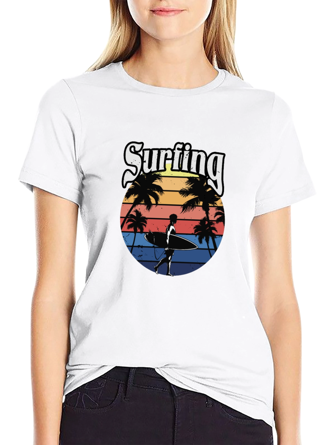 Surfing T-Shirt: Retro Beach Vibes Tee