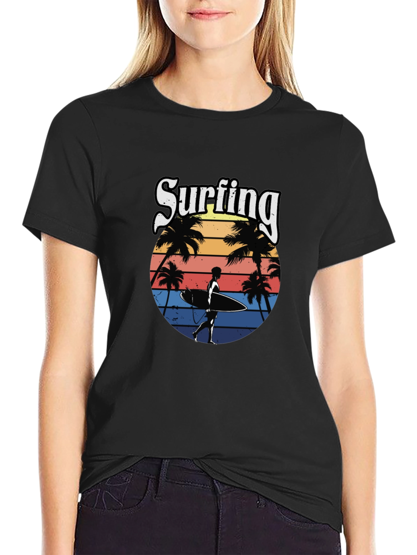 Surfing T-Shirt: Retro Beach Vibes Tee