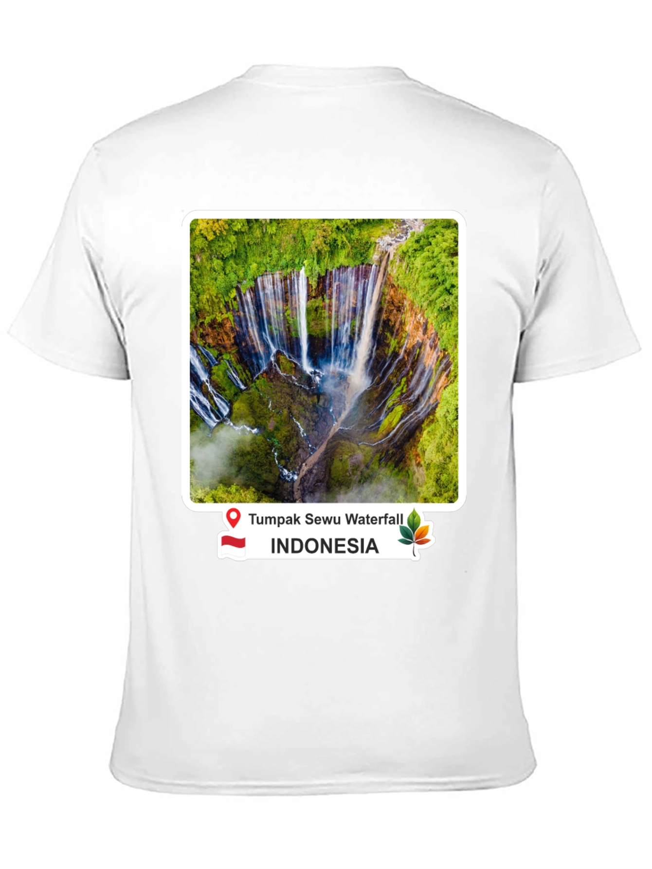 Tumpak Sewu Waterfall Indonesia T-Shirt