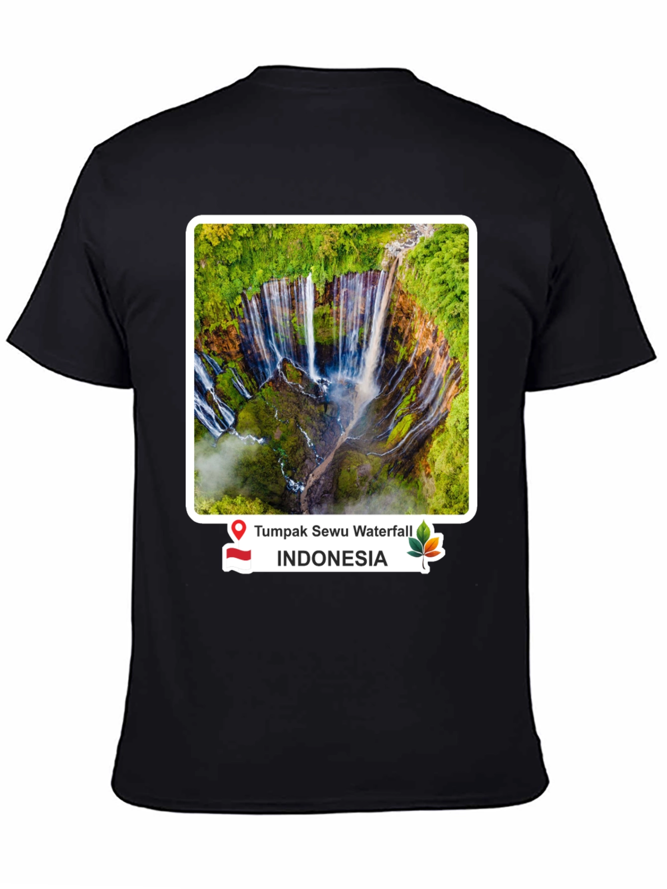 Tumpak Sewu Waterfall Indonesia T-Shirt