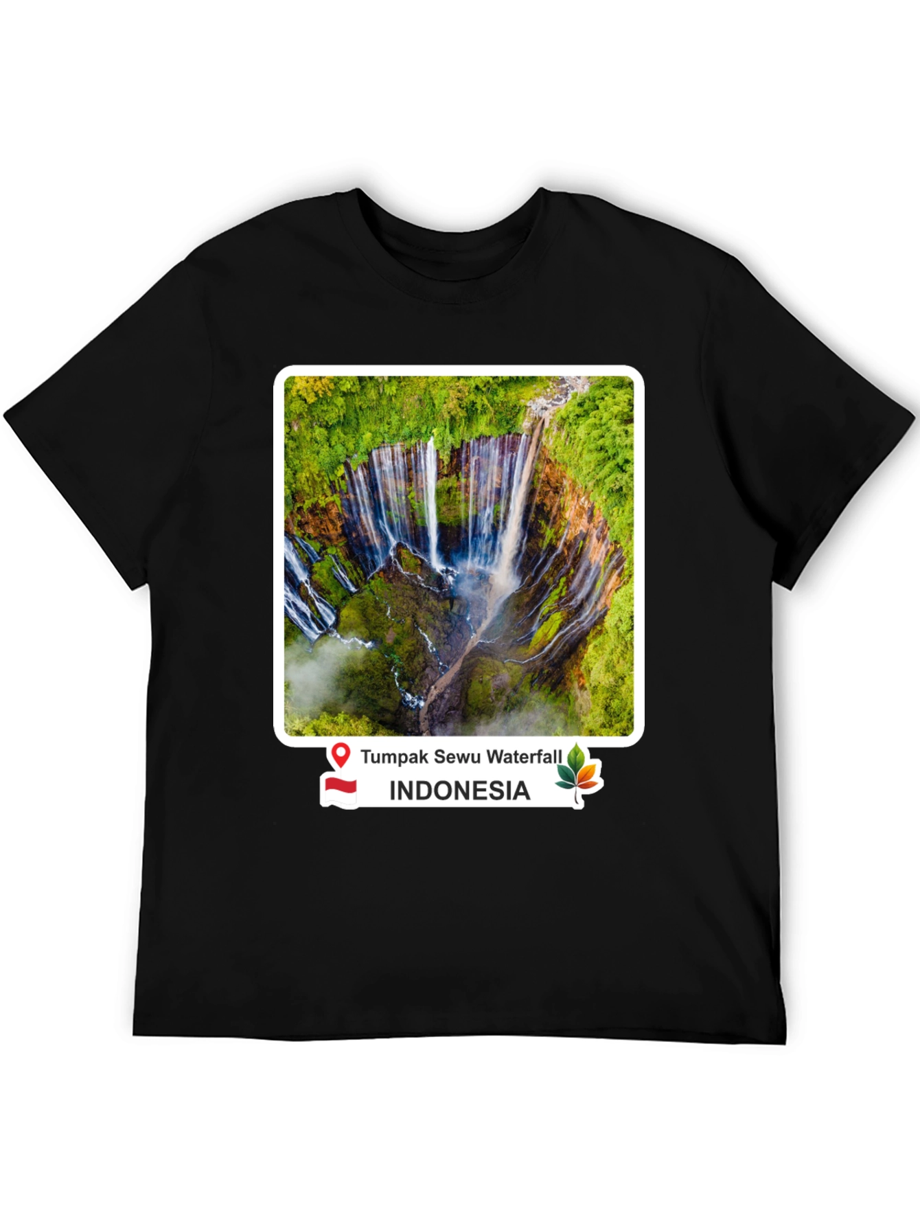 Tumpak Sewu Waterfall Indonesia T-Shirt