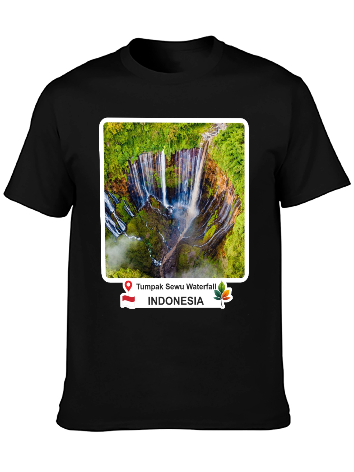 Tumpak Sewu Waterfall Indonesia T-Shirt