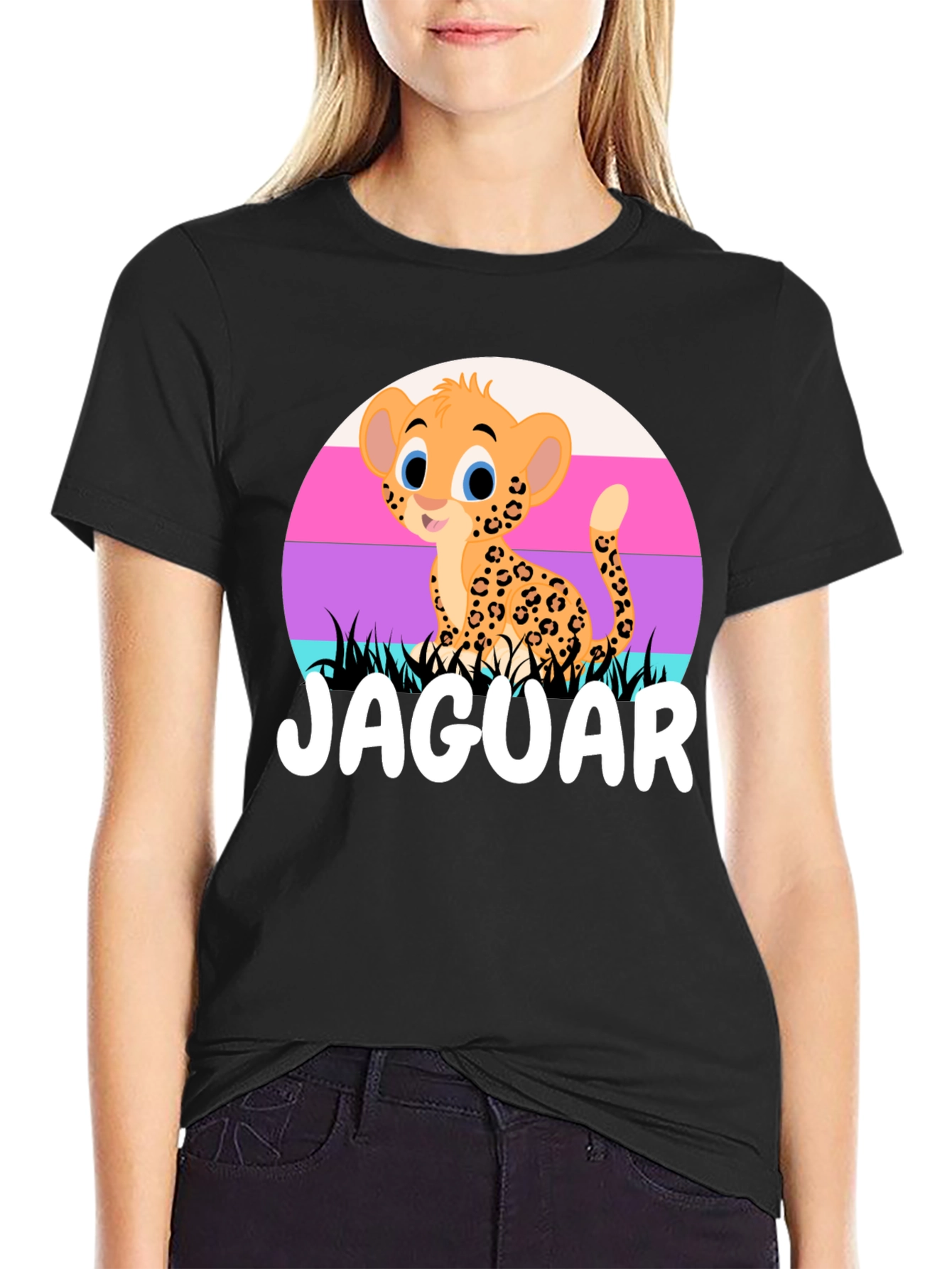 Cute Jaguar Cub T-Shirt - Cartoon Design