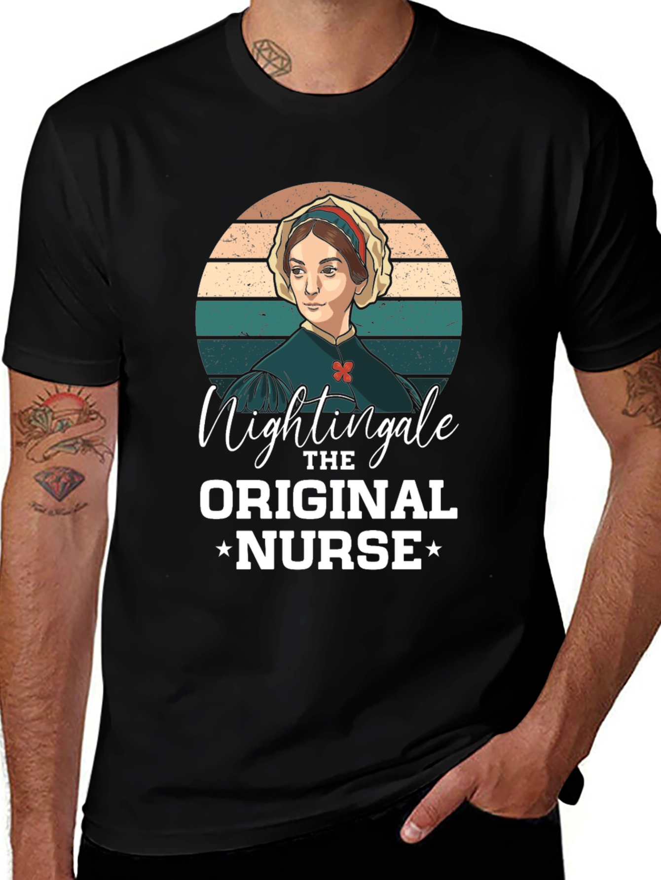 Nightingale Original Nurse Graphic T-Shirt