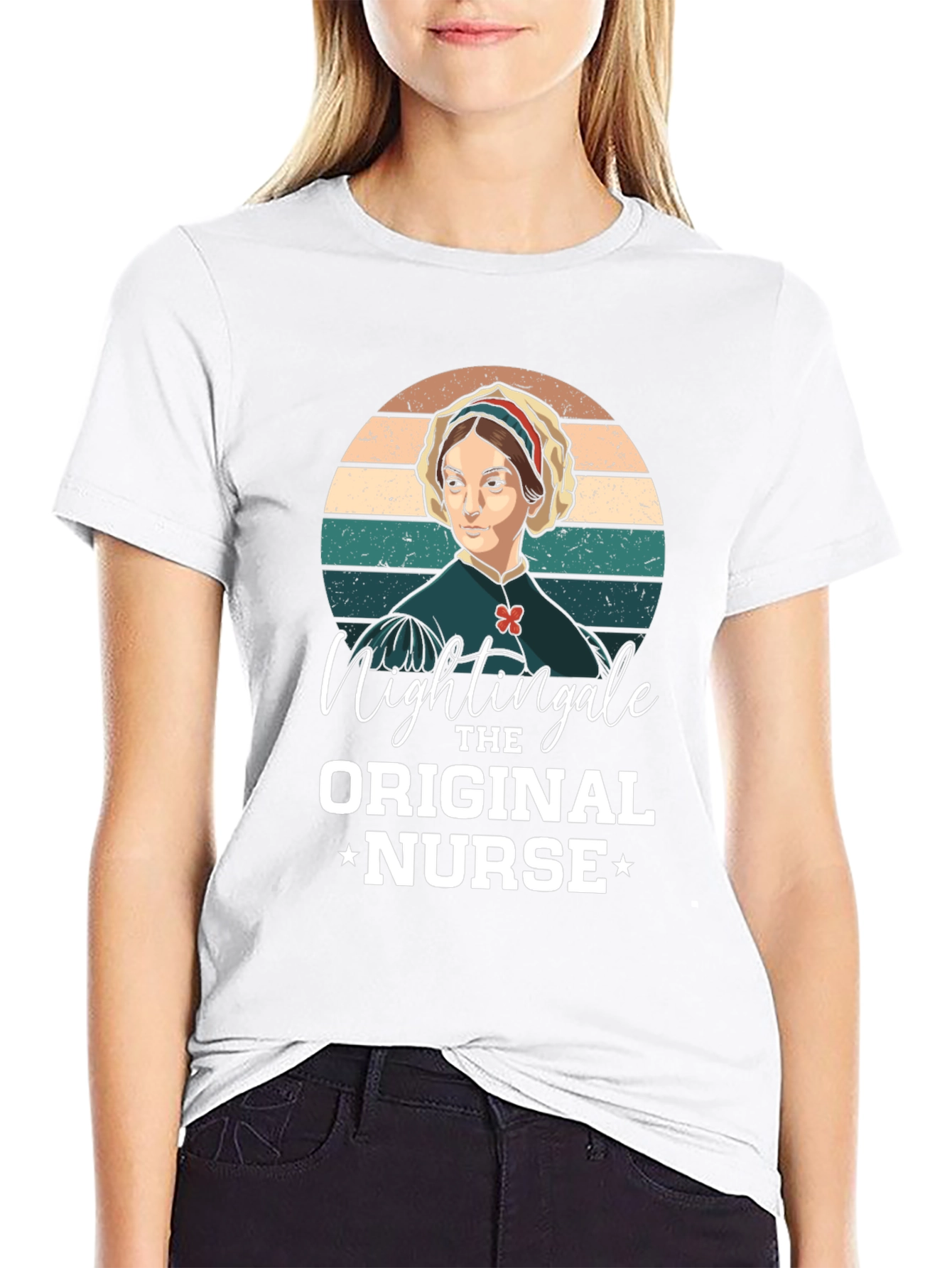 Nightingale Original Nurse Graphic T-Shirt
