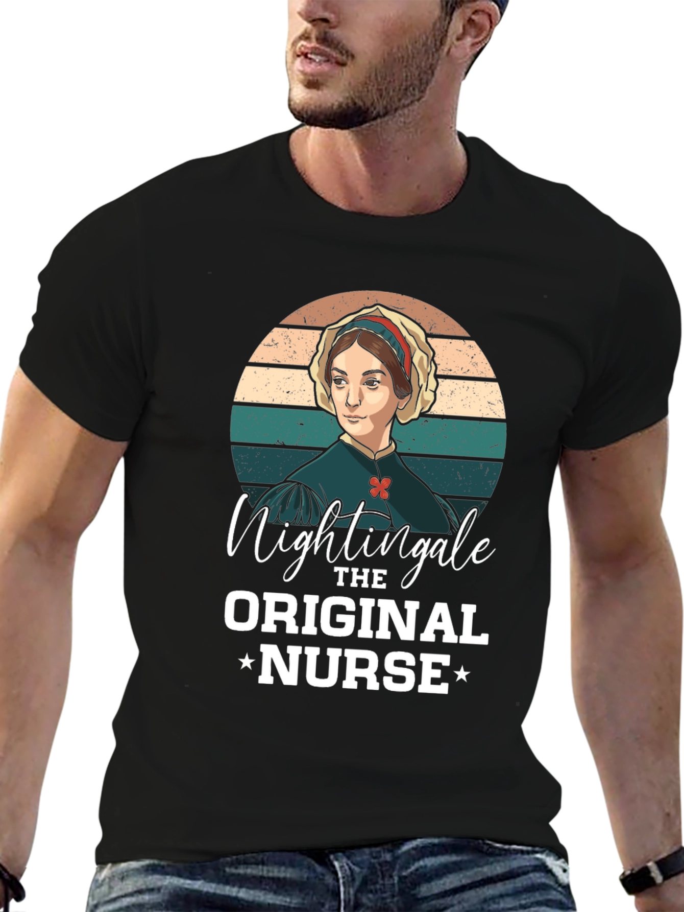 Nightingale Original Nurse Graphic T-Shirt