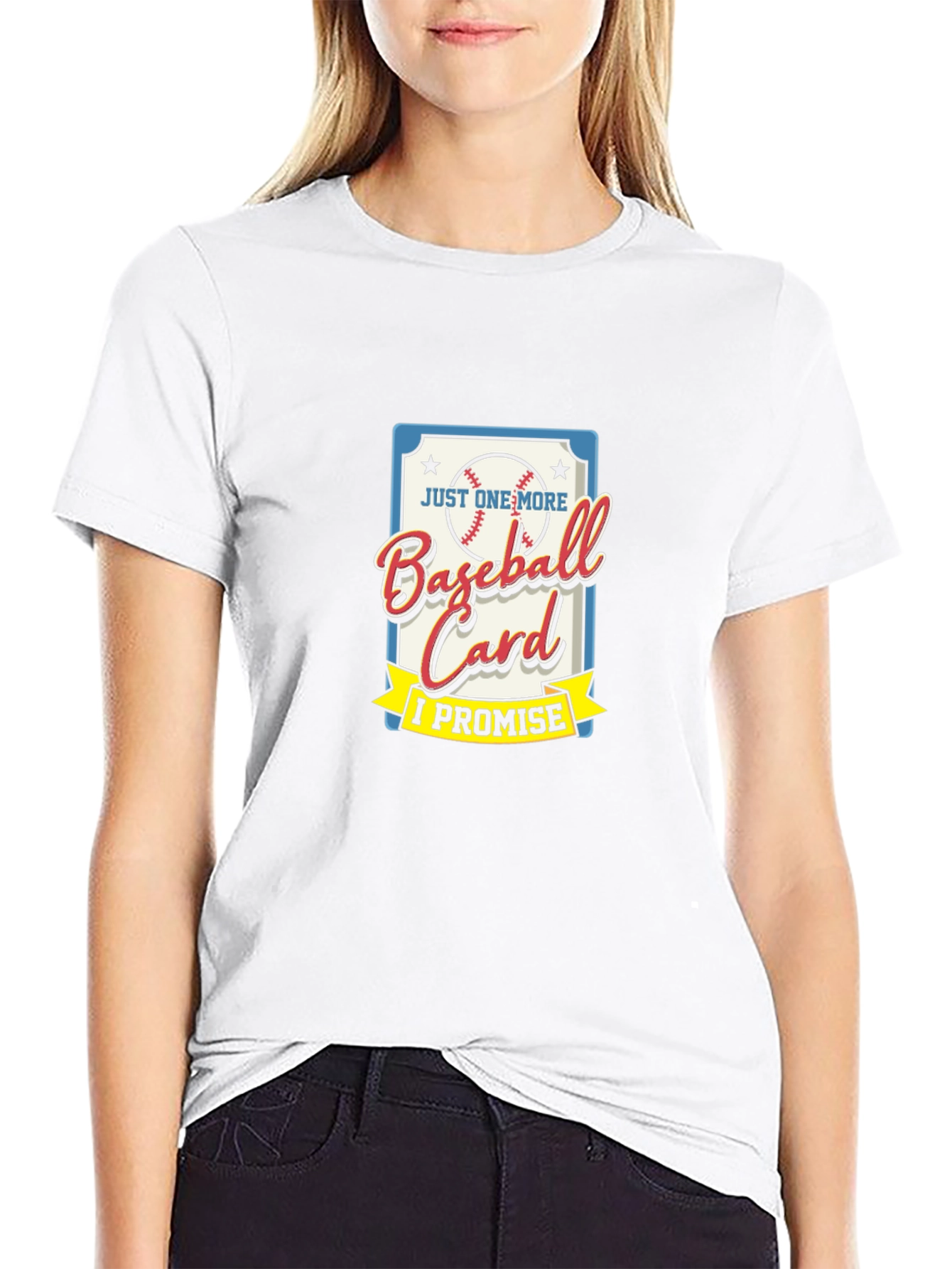 Just One More Baseball Card - Funny T-Shirt