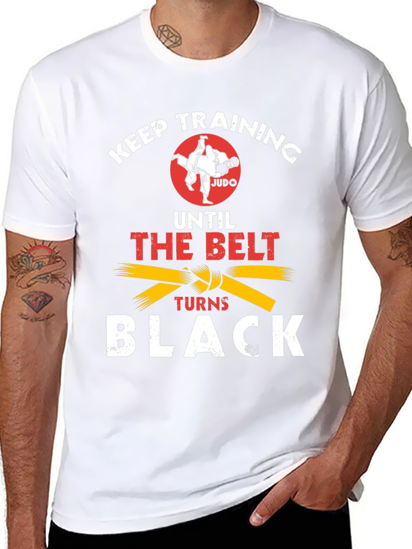 Judo Training Until Black Belt Graphic T-Shirt