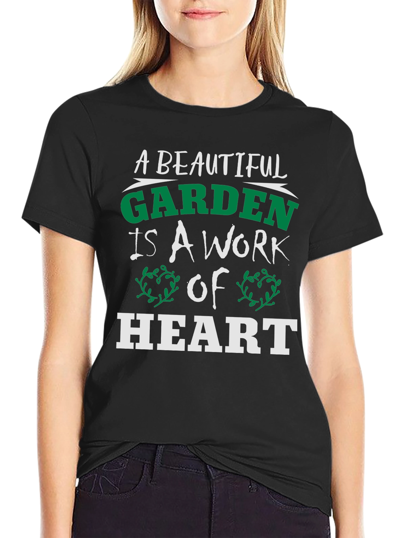 A Beautiful Garden Heart T-Shirt
