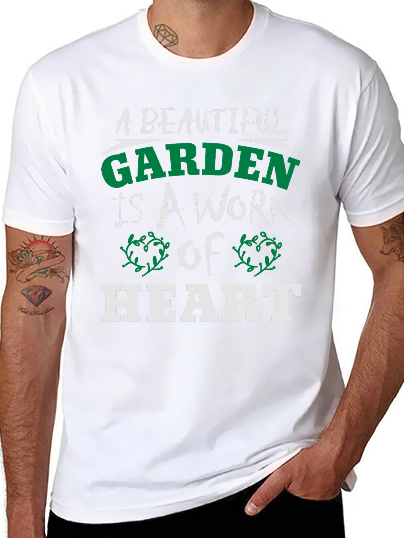 A Beautiful Garden Heart T-Shirt