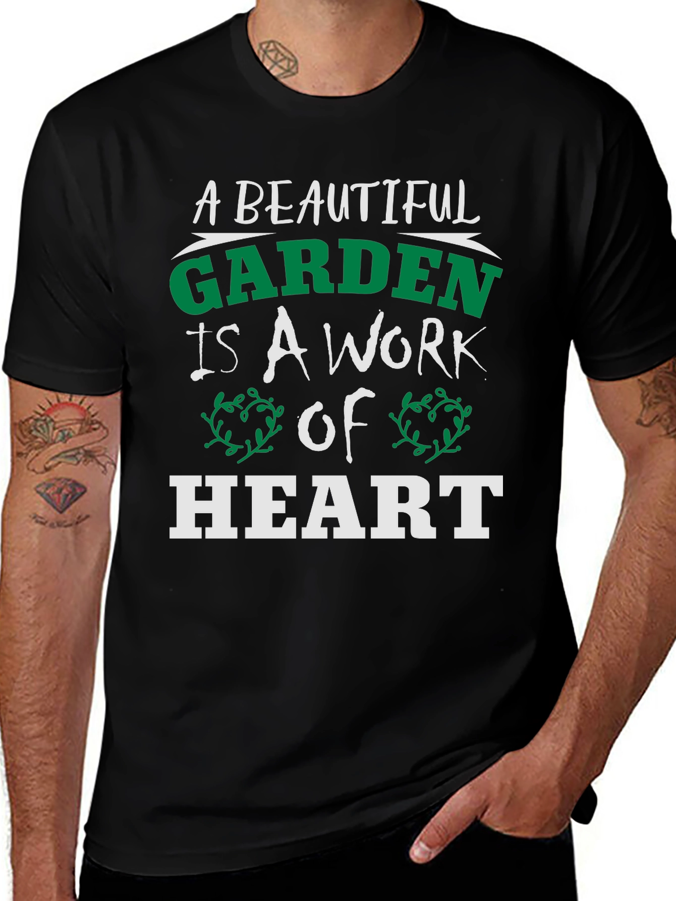 A Beautiful Garden Heart T-Shirt