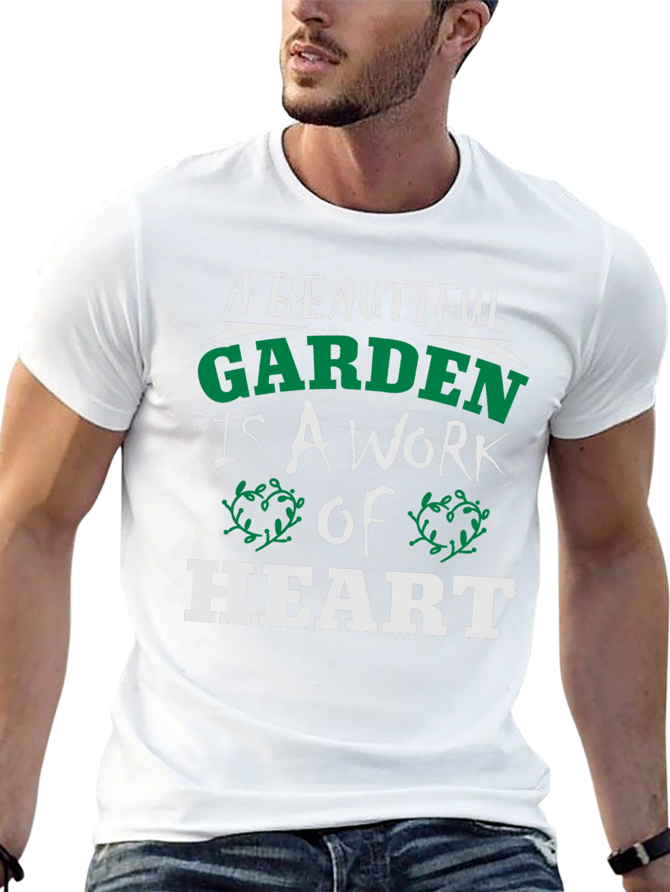A Beautiful Garden Heart T-Shirt