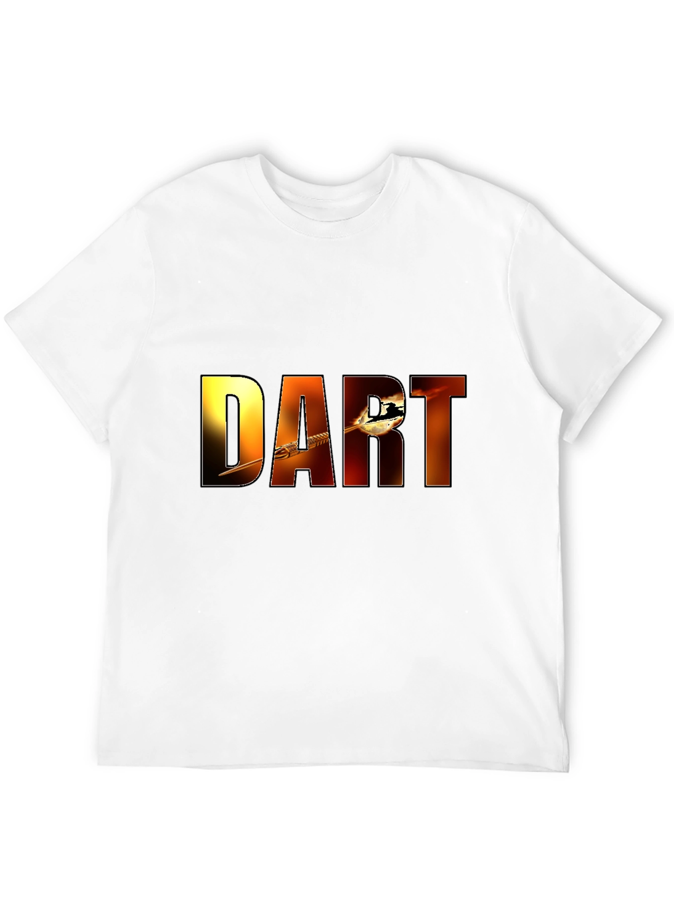 DART Graphic Tee - Black Cotton Blend