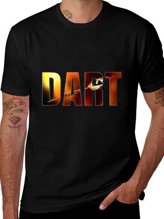 DART Graphic Tee - Black Cotton Blend