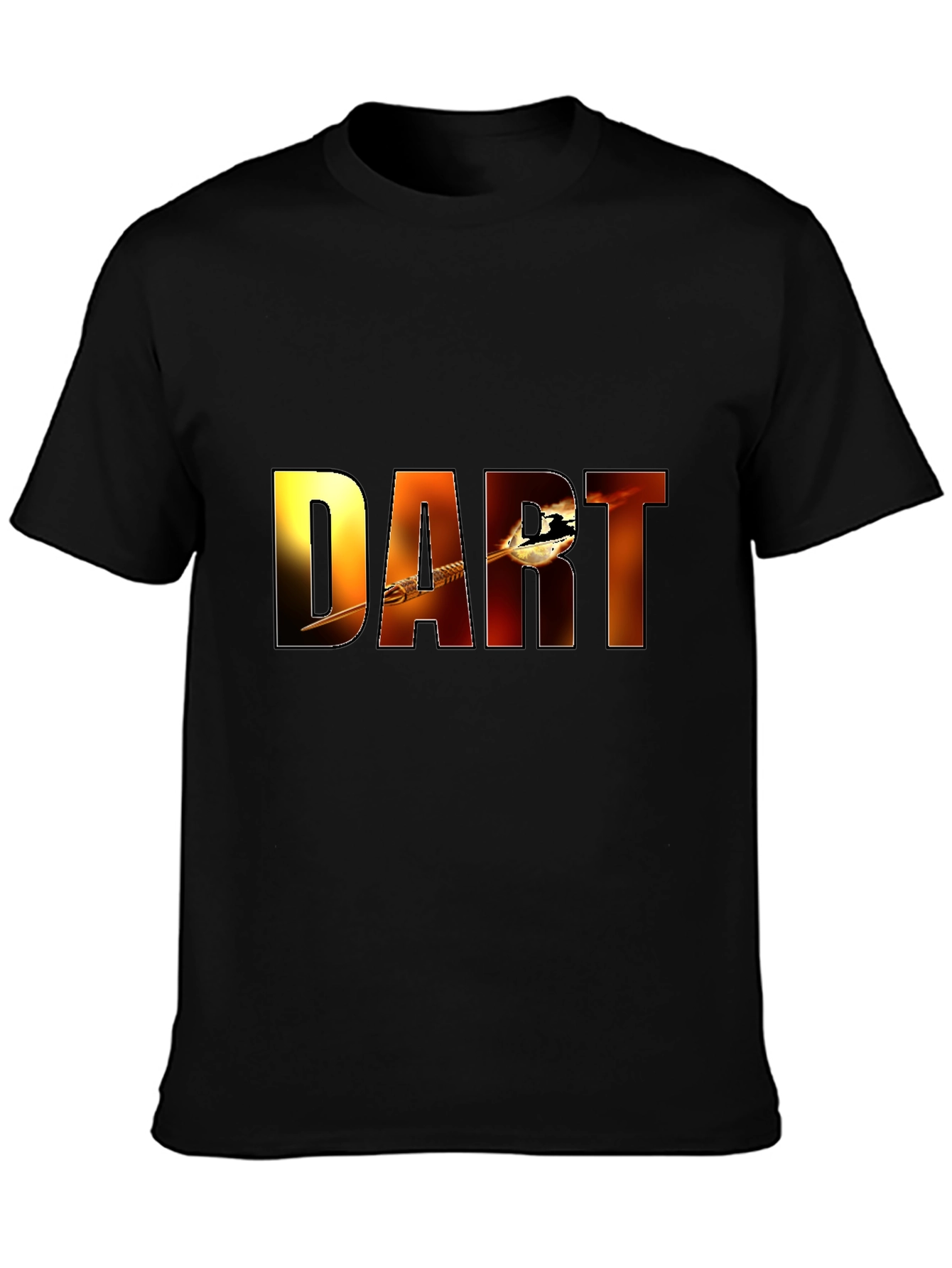 DART Graphic Tee - Black Cotton Blend