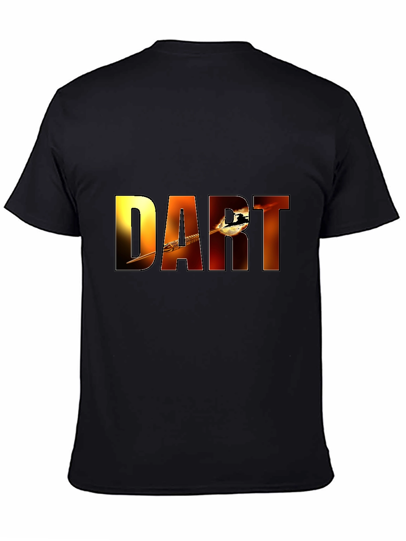 DART Graphic Tee - Black Cotton Blend