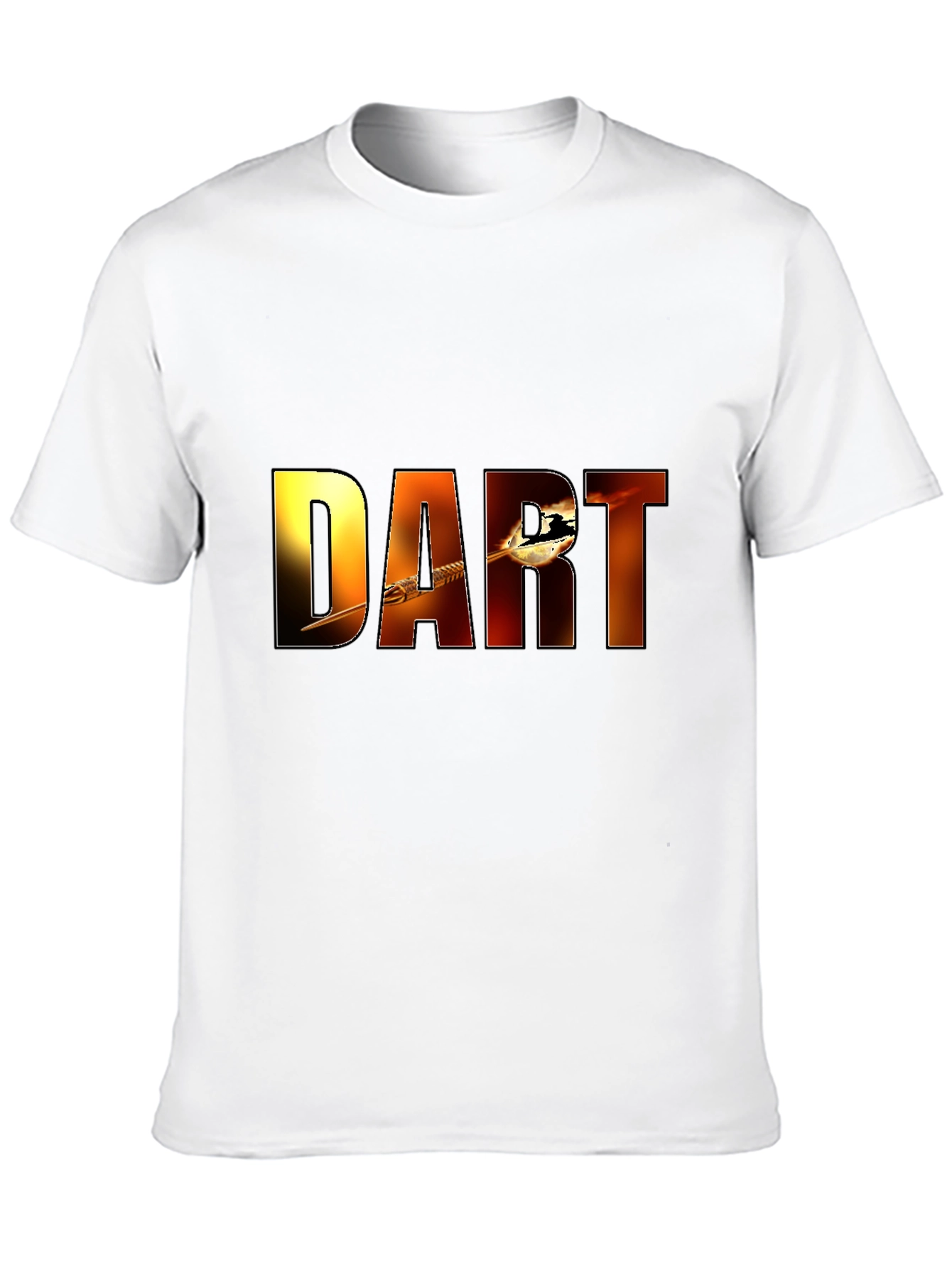 DART Graphic Tee - Black Cotton Blend