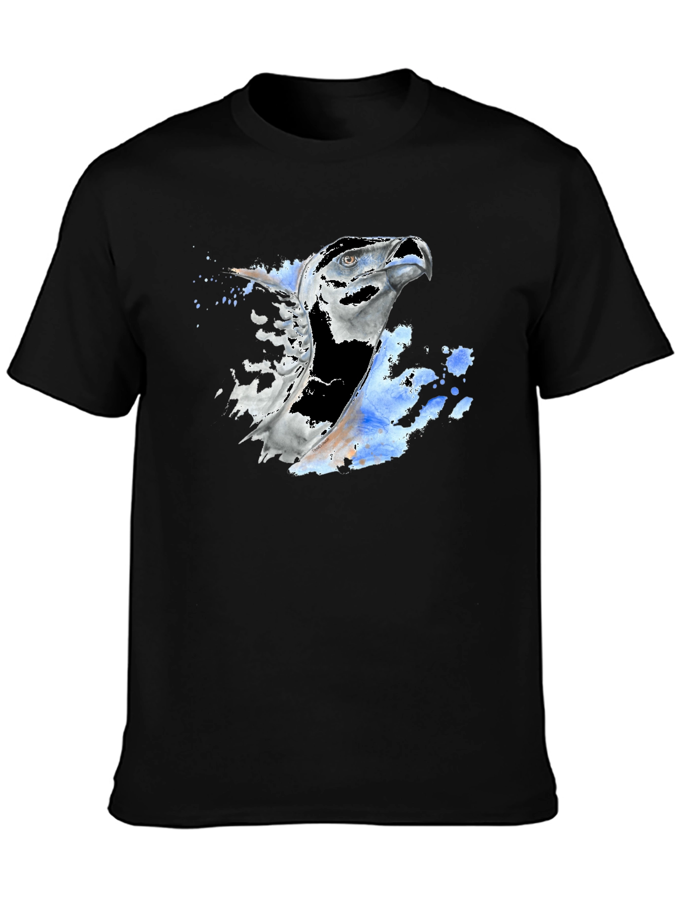 Cool Eagle Graphic Black T-Shirt