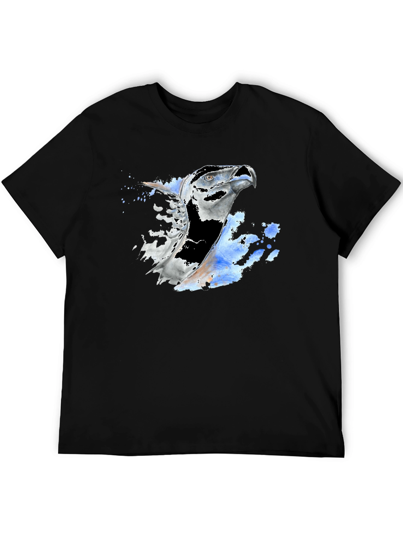 Cool Eagle Graphic Black T-Shirt