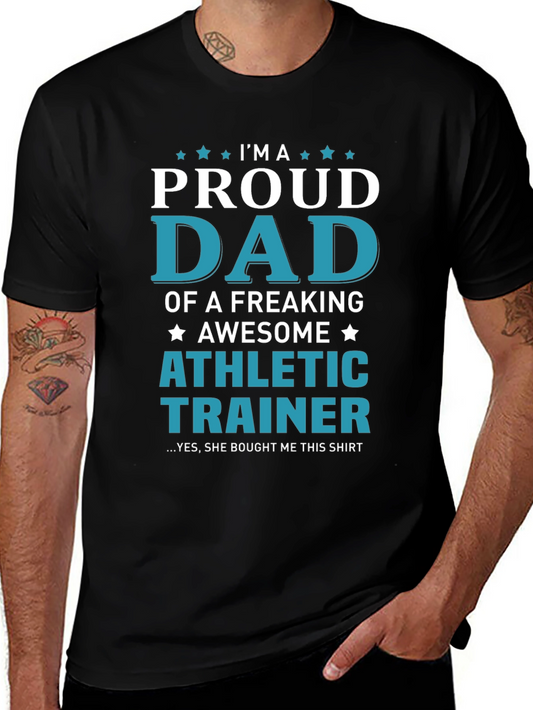 Proud Dad of Athletic Trainer T-Shirt