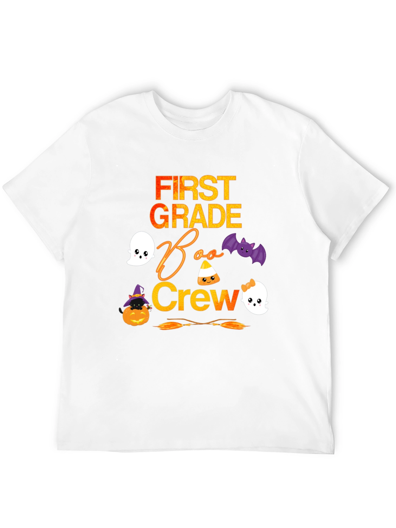 First Grade Boo Crew Halloween T-Shirt