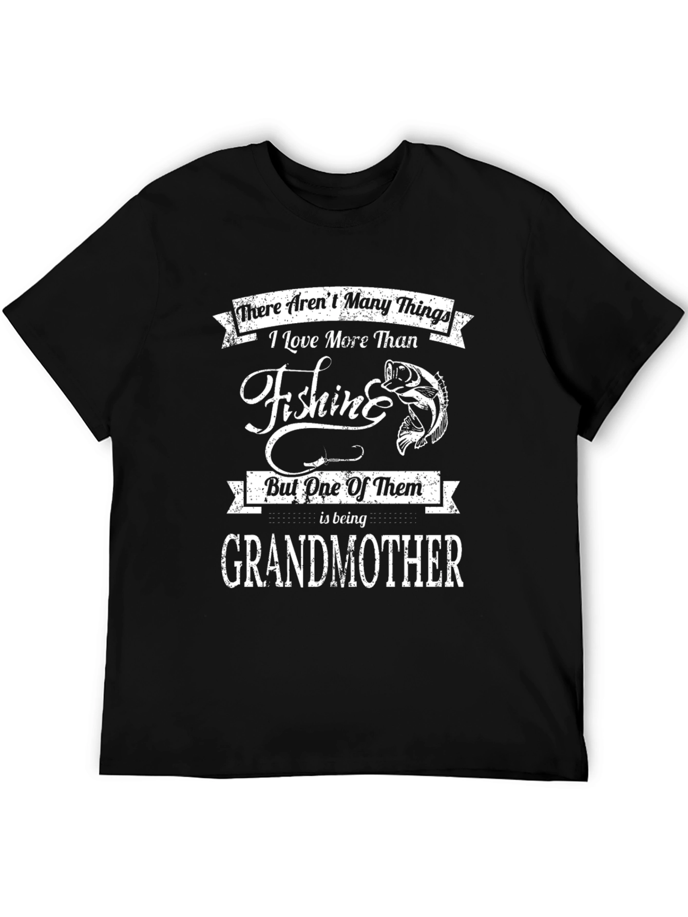 Fishing Grandmother T-Shirt - Novelty Graphic Tee