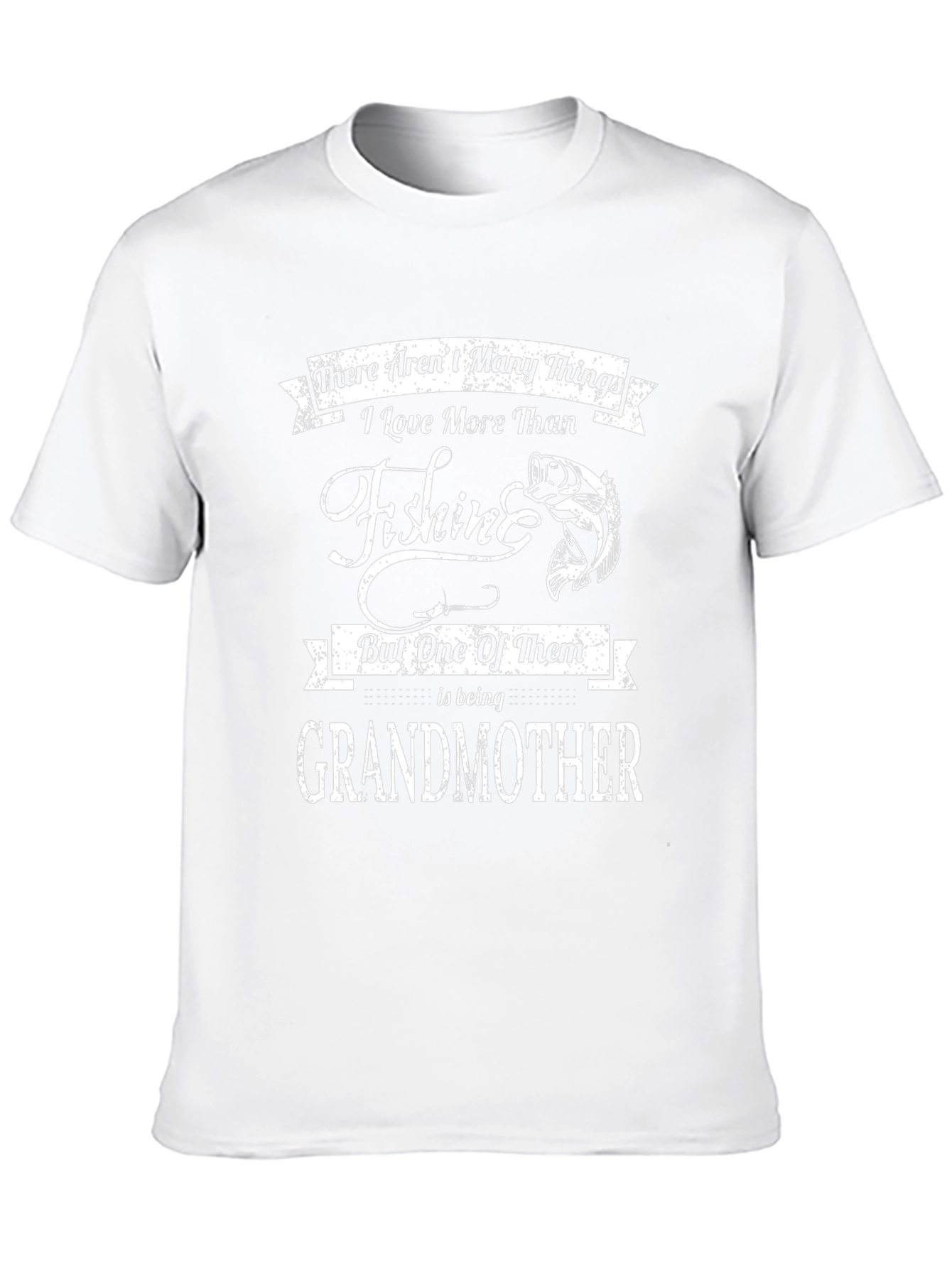 Fishing Grandmother T-Shirt - Novelty Graphic Tee