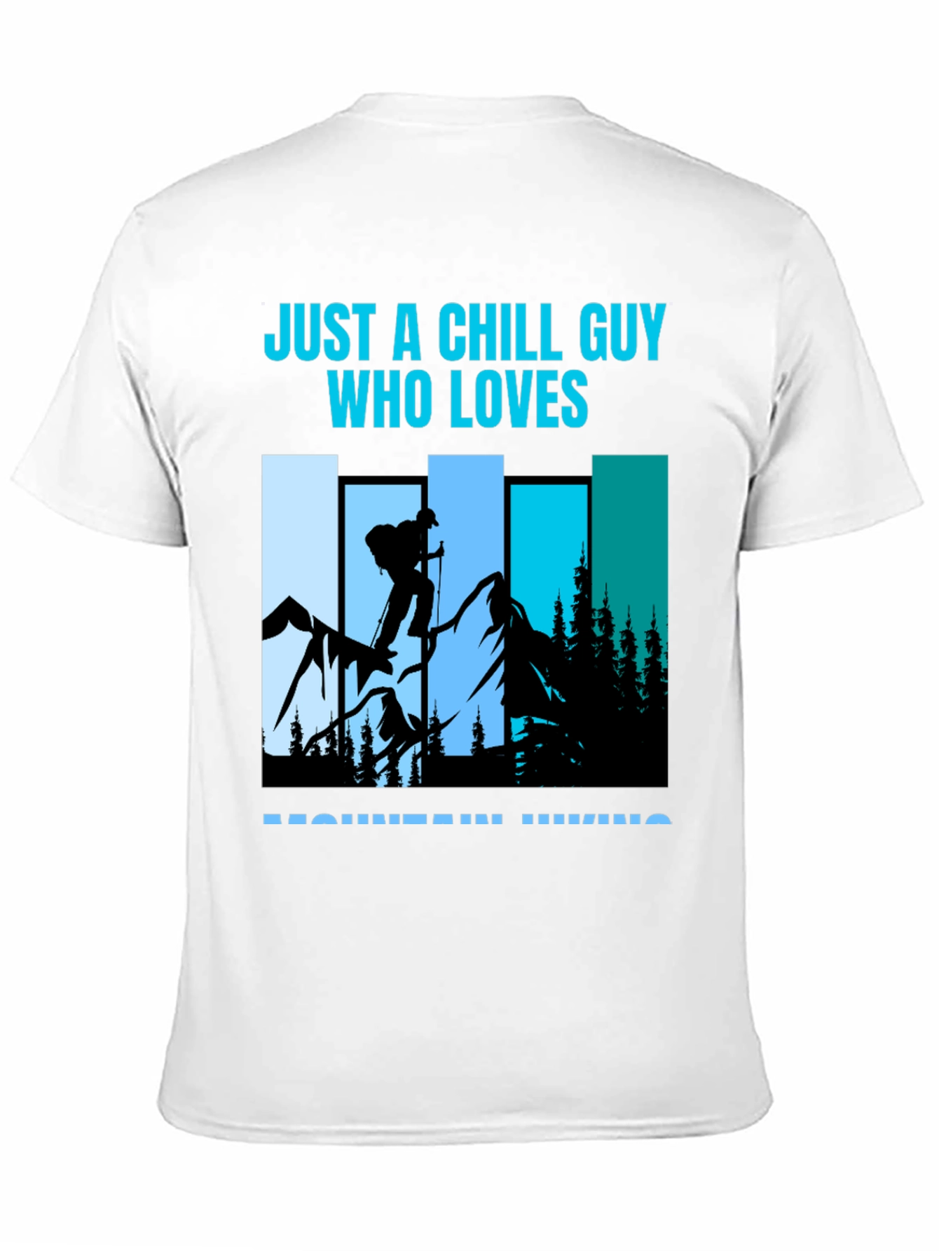 Chill Guy Mountain Hiking Graphic Tee