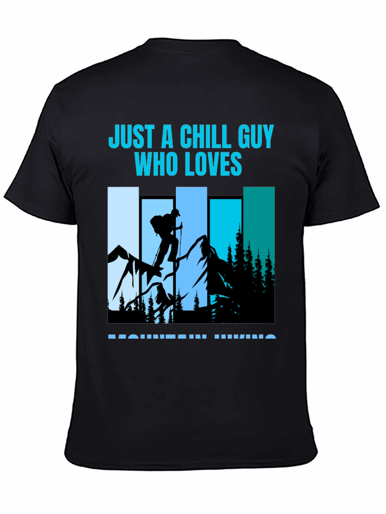 Chill Guy Mountain Hiking Graphic Tee