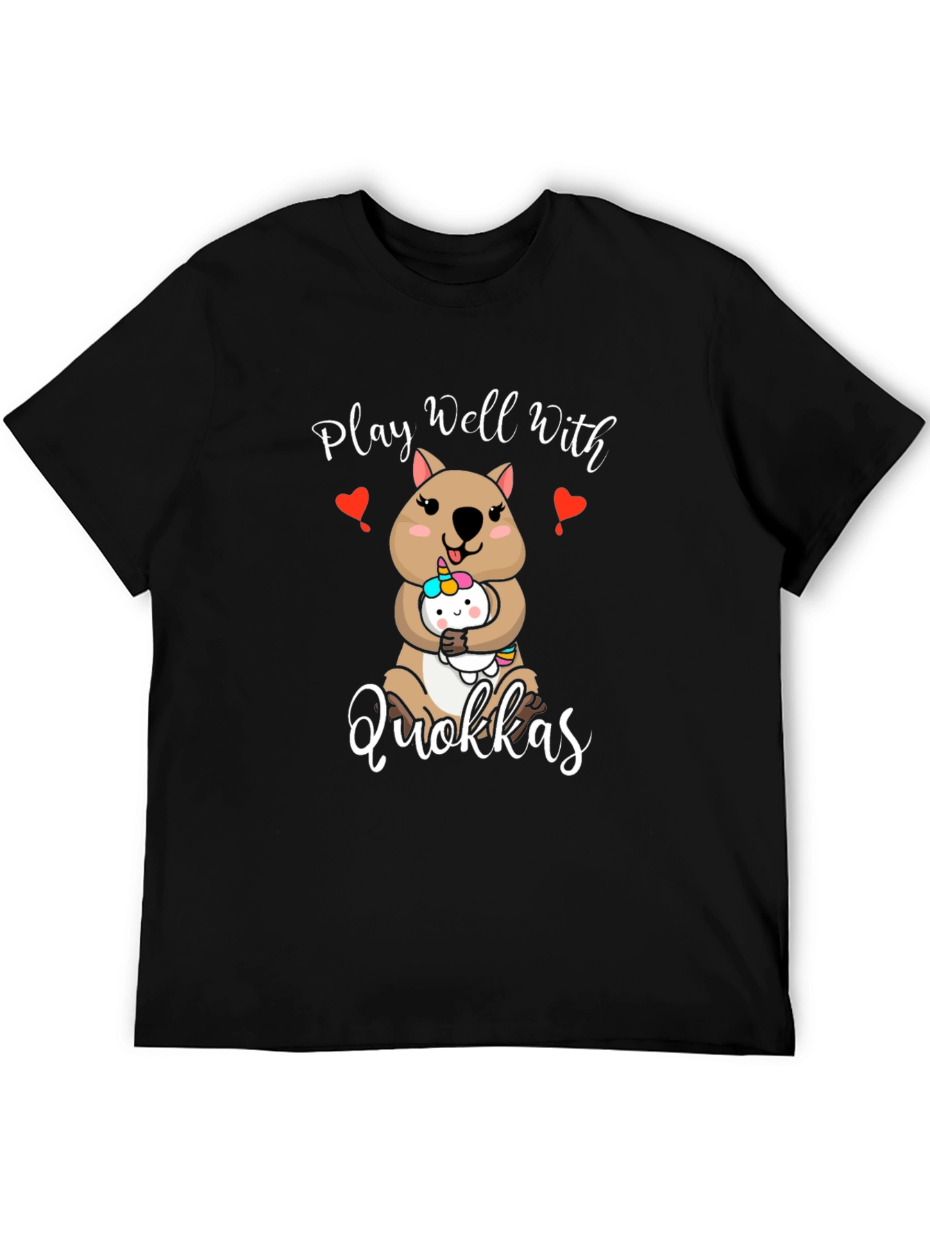 Quokka Lover T-Shirt: Play Well With Quokkas