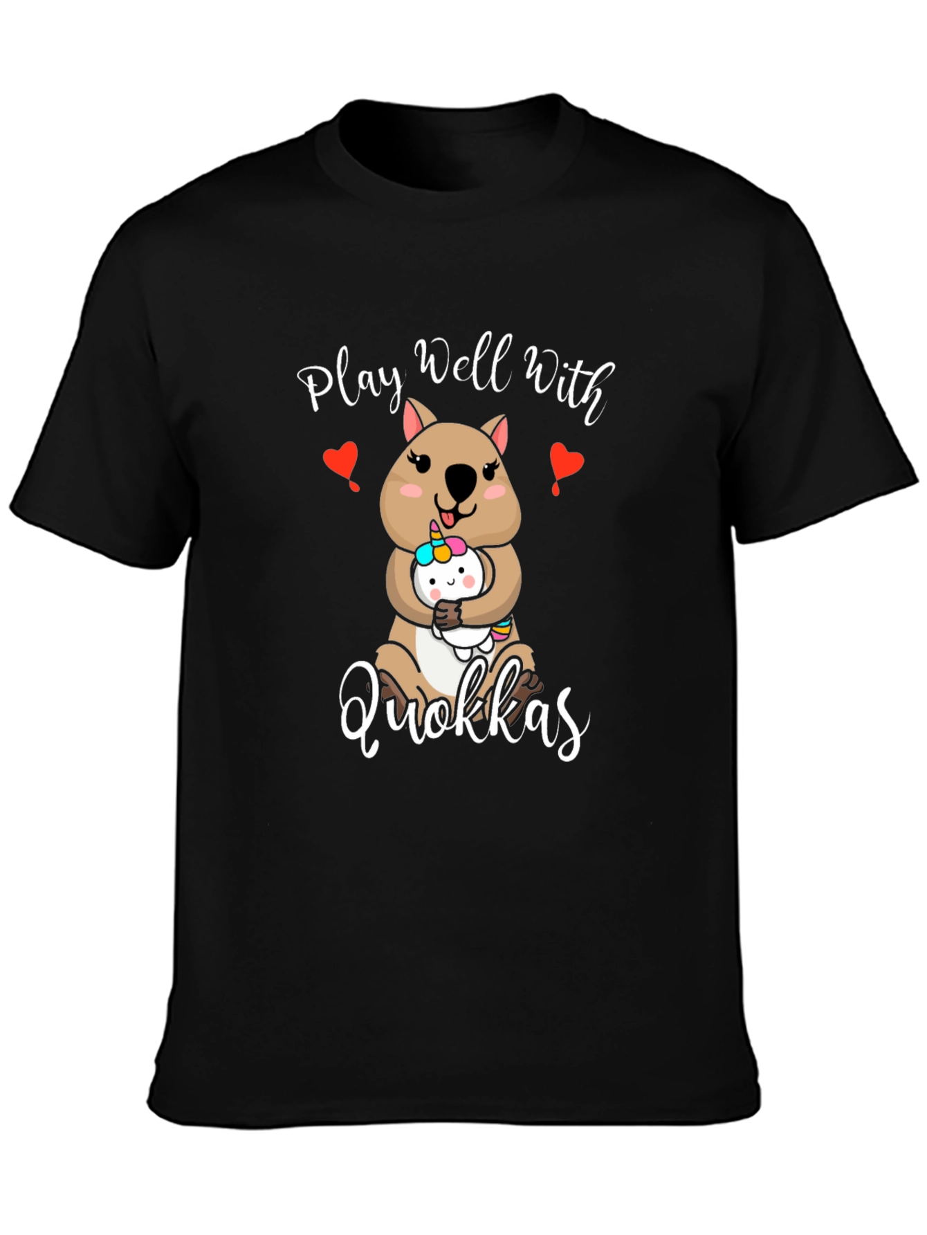 Quokka Lover T-Shirt: Play Well With Quokkas