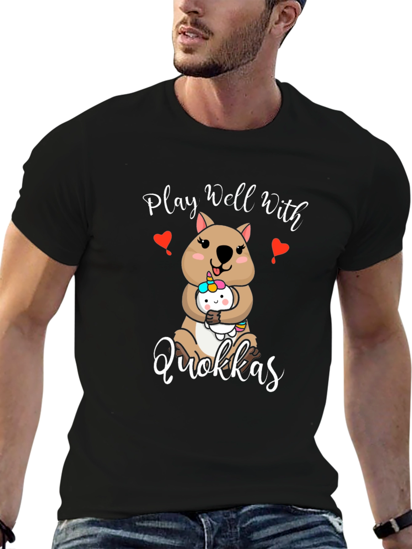 Quokka Lover T-Shirt: Play Well With Quokkas