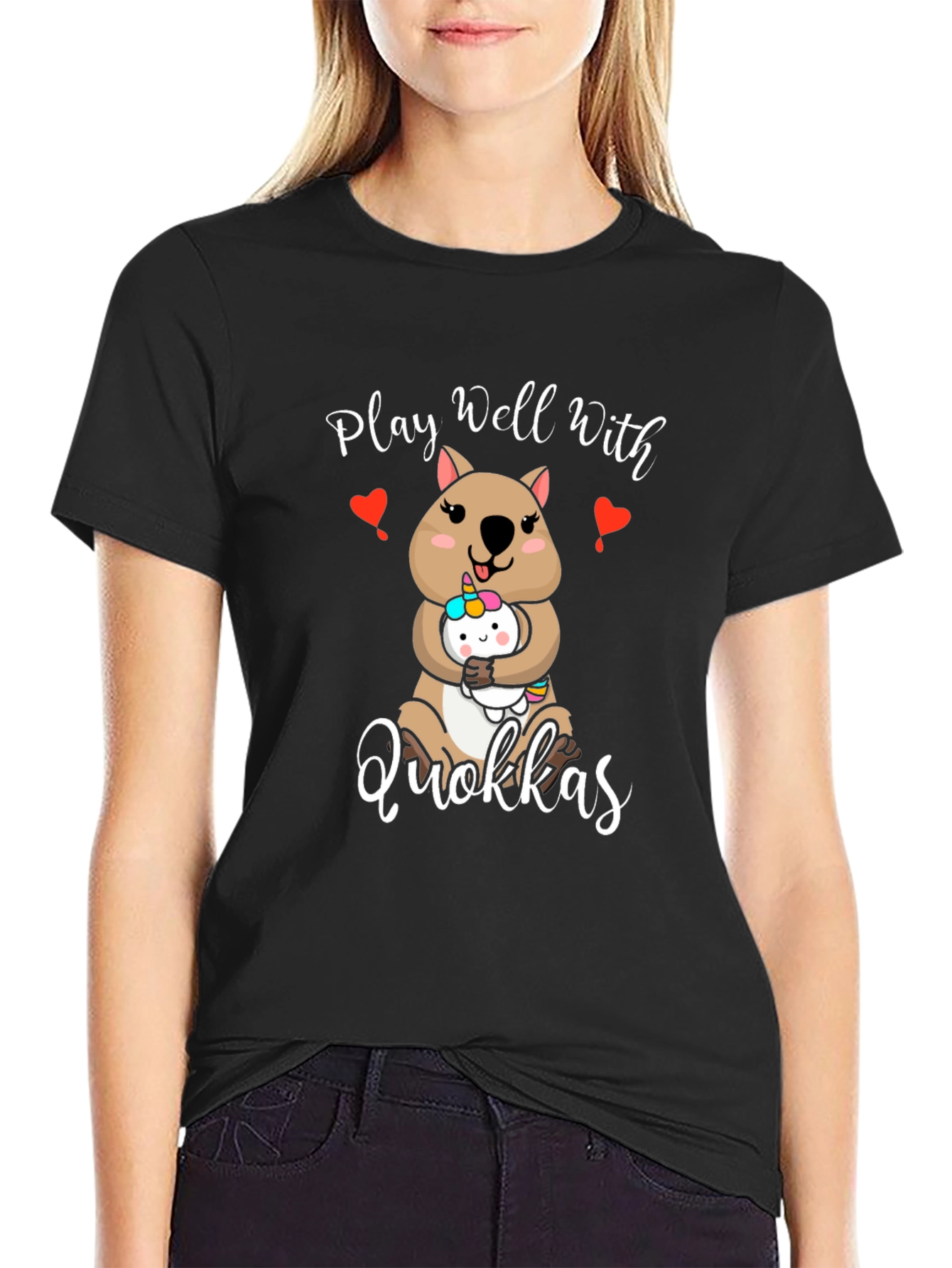 Quokka Lover T-Shirt: Play Well With Quokkas
