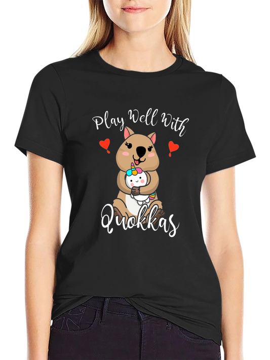 Quokka Lover T-Shirt: Play Well With Quokkas