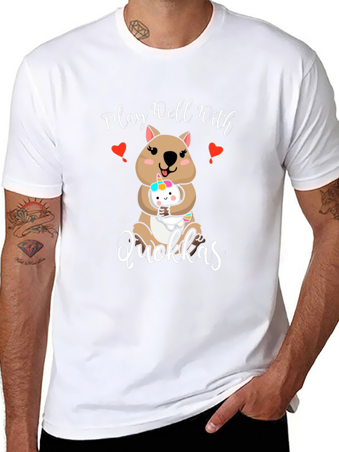 Quokka Lover T-Shirt: Play Well With Quokkas