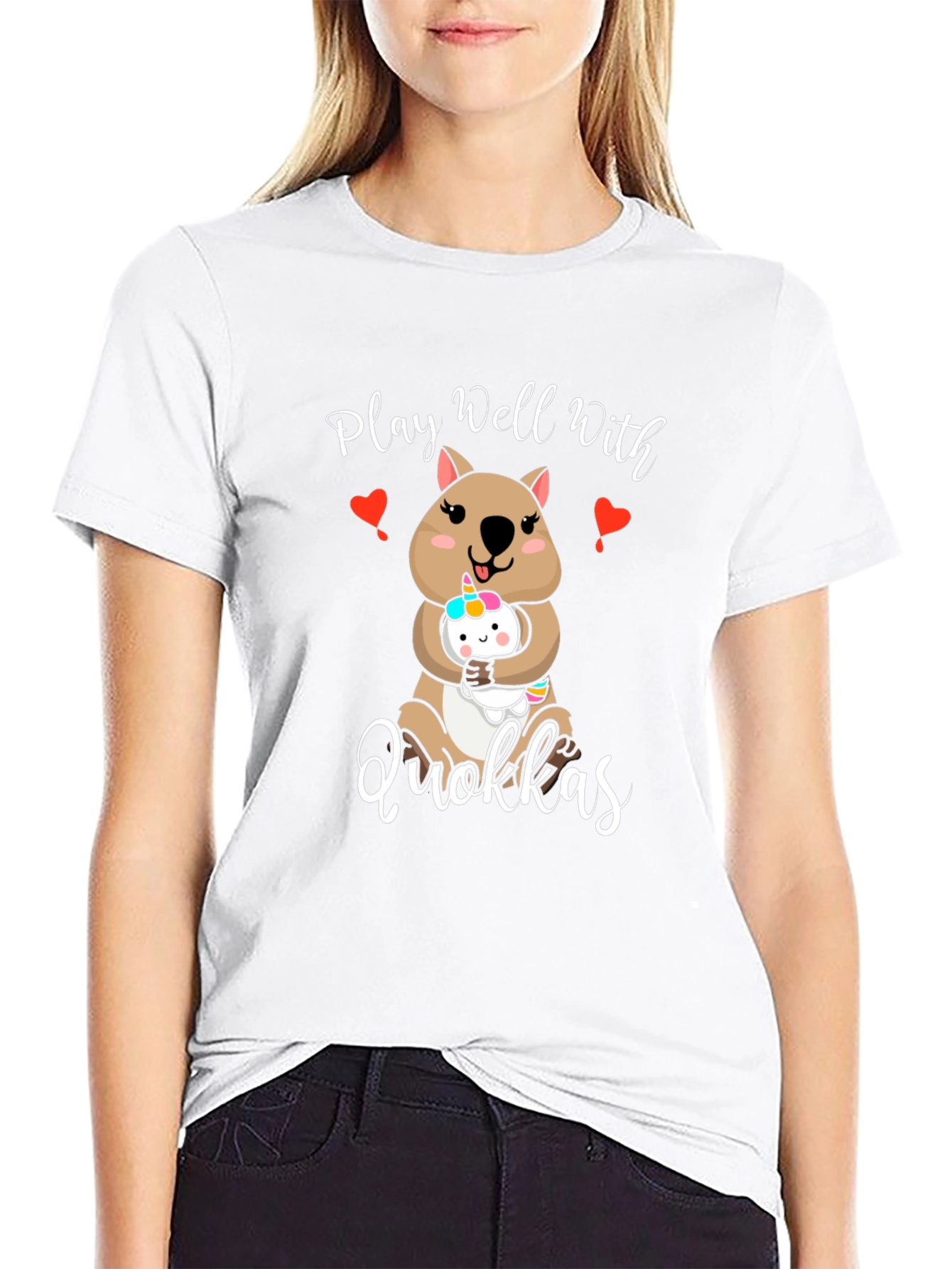 Quokka Lover T-Shirt: Play Well With Quokkas