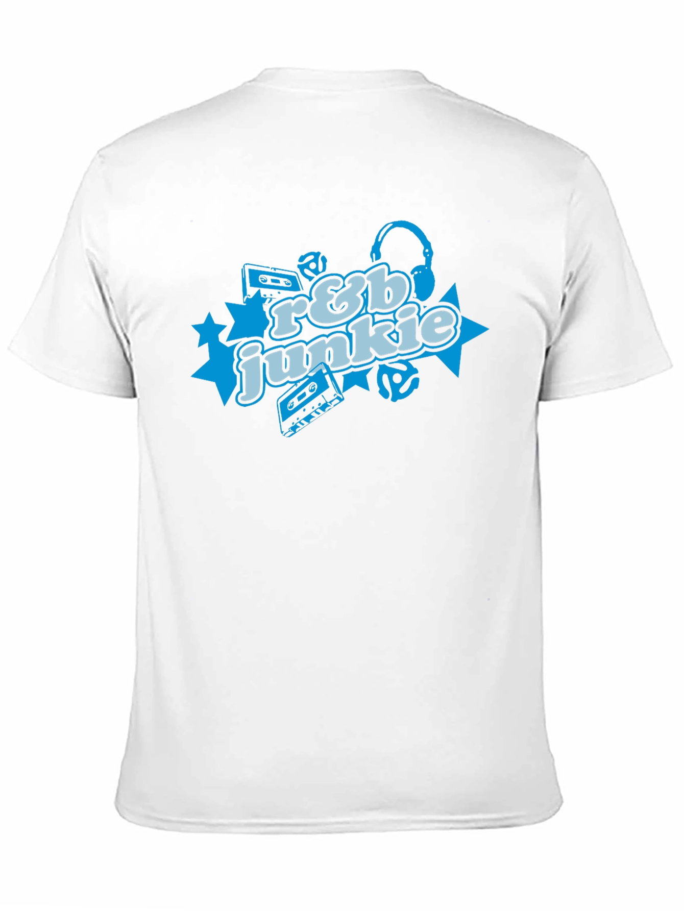 R&B Junkie Black T-Shirt - Music Lover Apparel