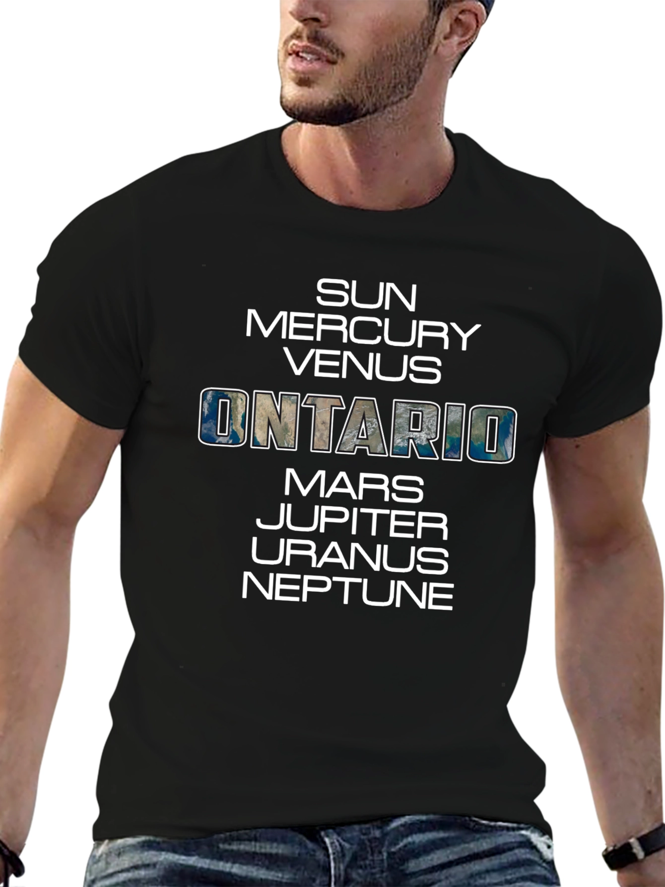 Ontario T-Shirt Planetary Theme