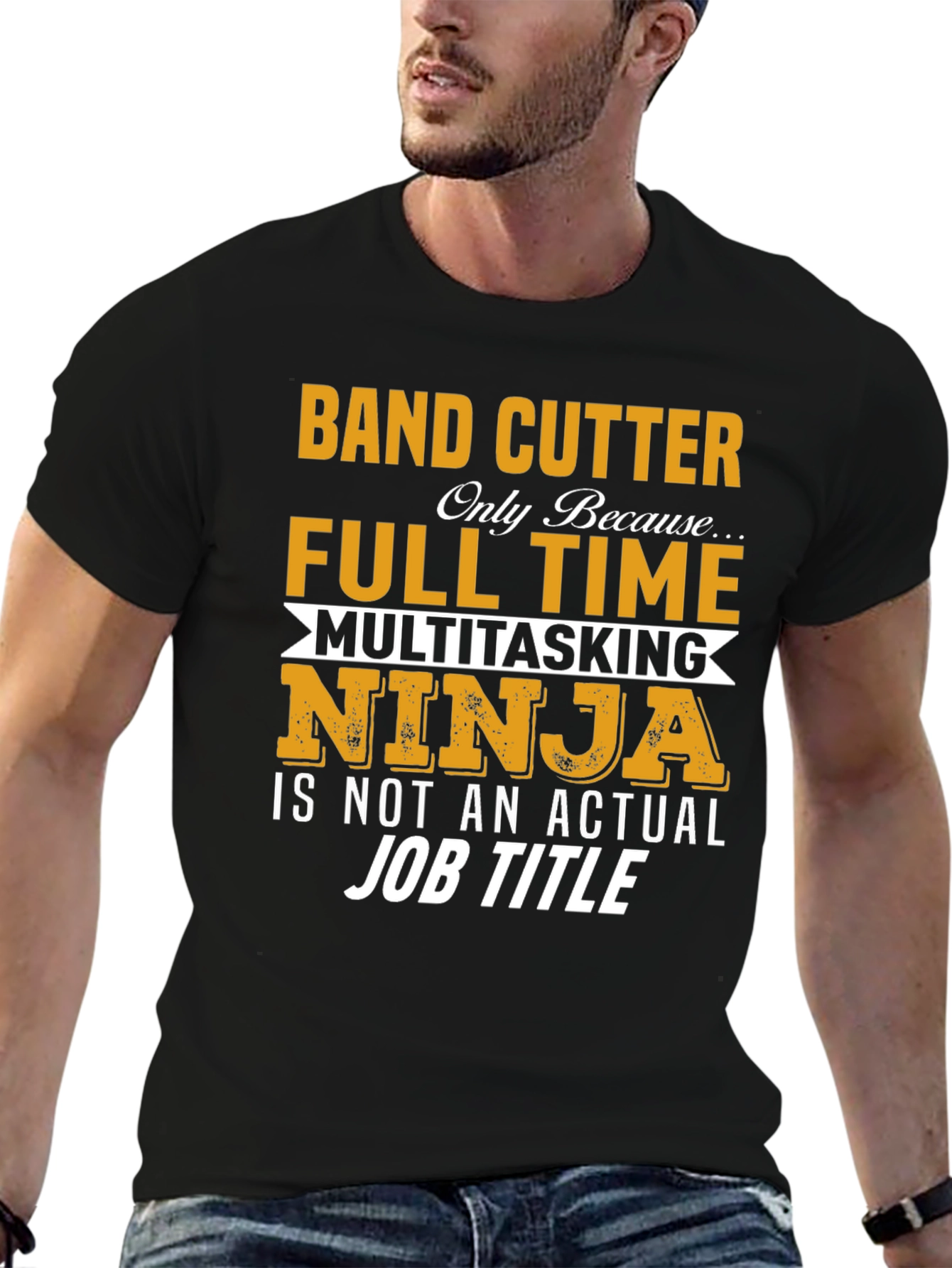 Band Cutter Full Time Ninja T-Shirt