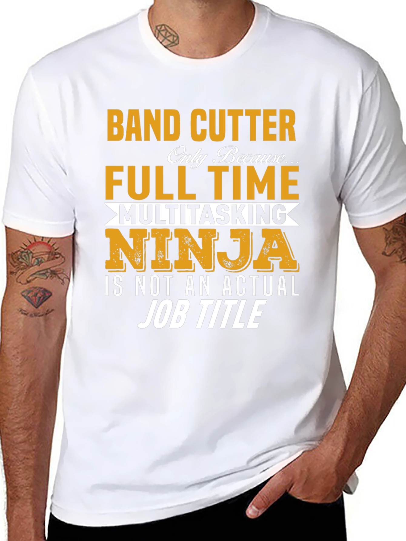 Band Cutter Full Time Ninja T-Shirt