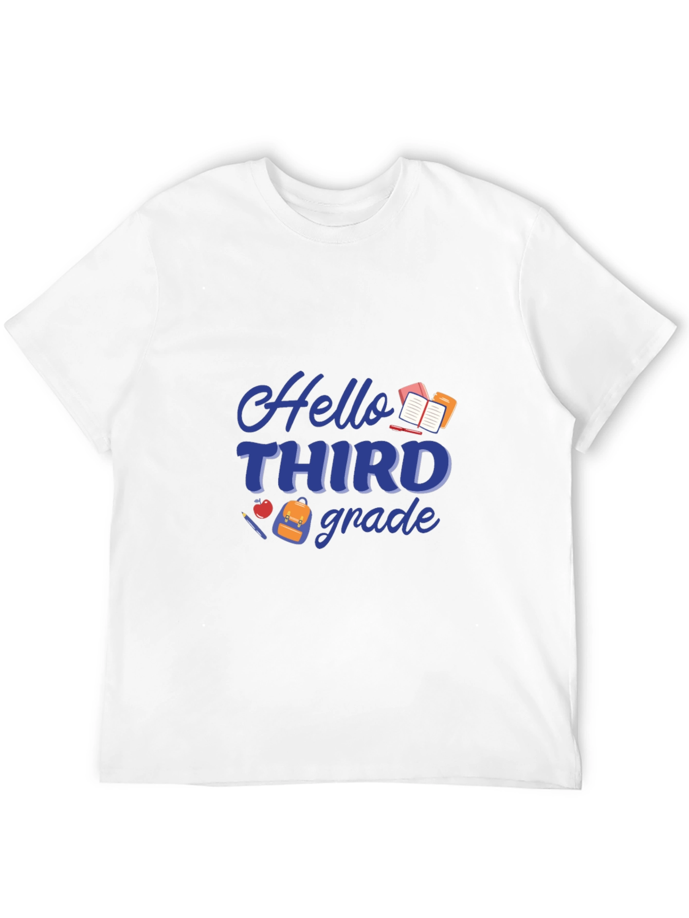 Hello Third Grade T-Shirt - Back to School