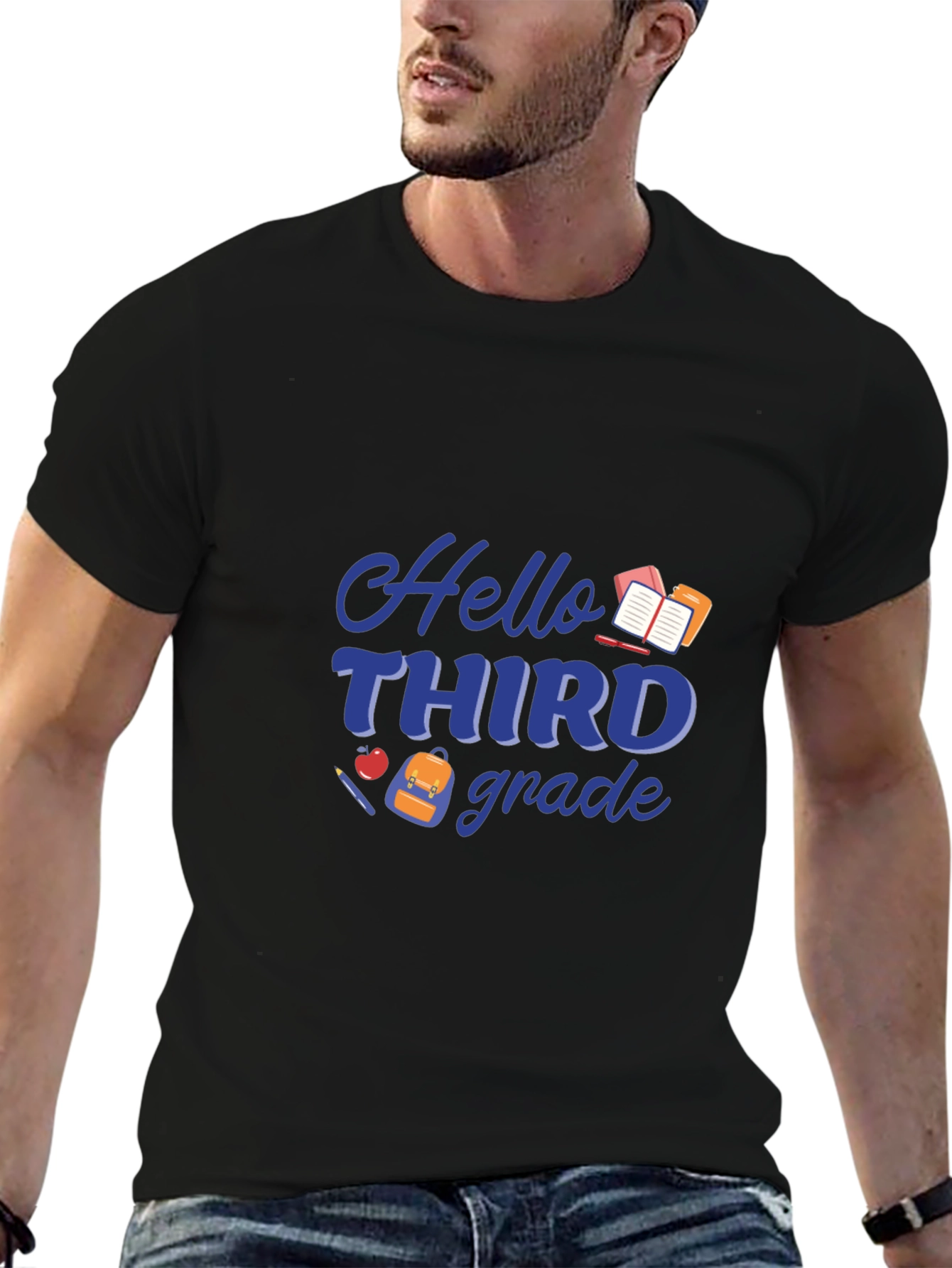 Hello Third Grade T-Shirt - Back to School