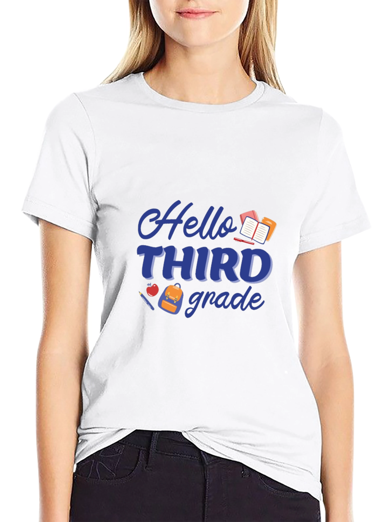 Hello Third Grade T-Shirt - Back to School