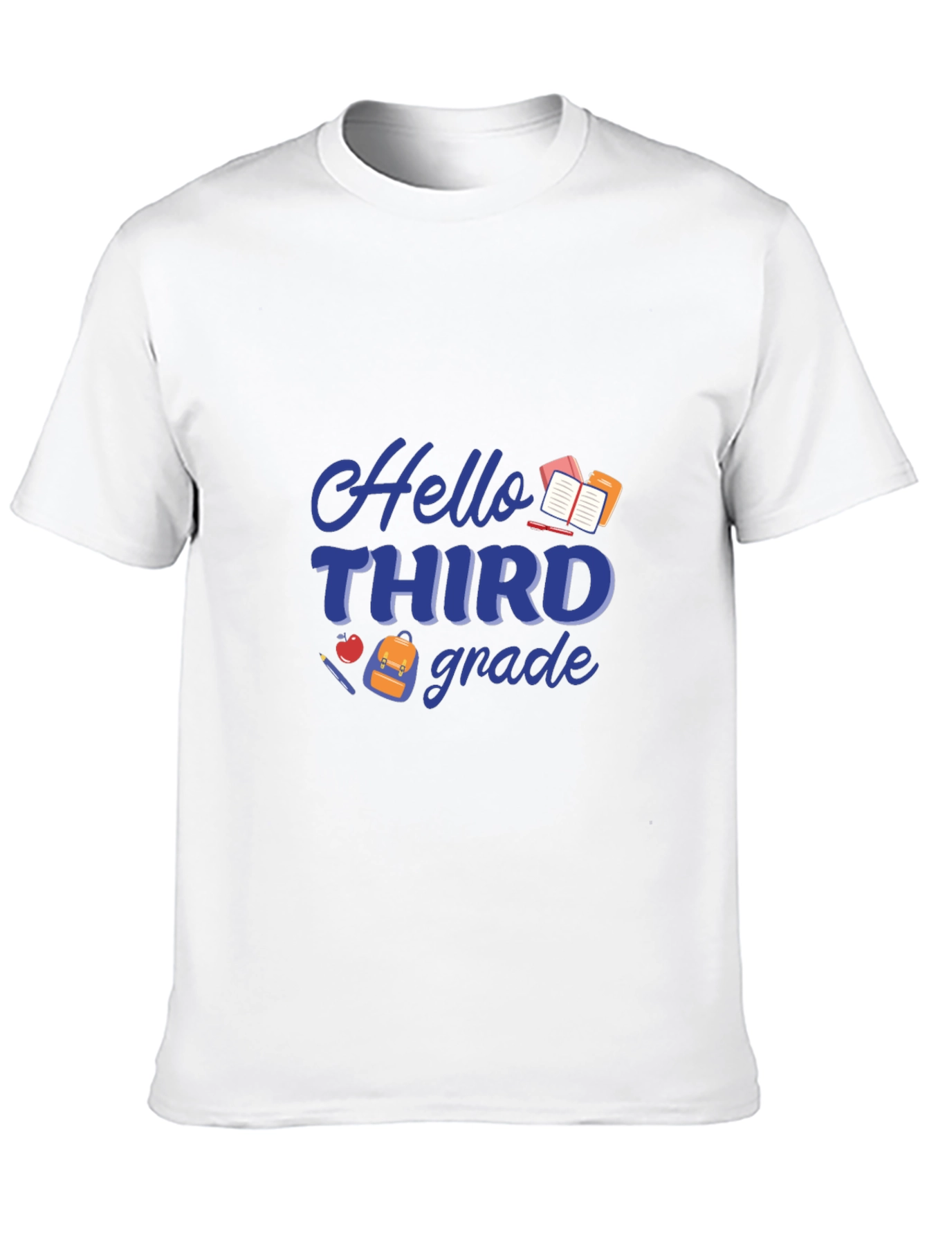 Hello Third Grade T-Shirt - Back to School