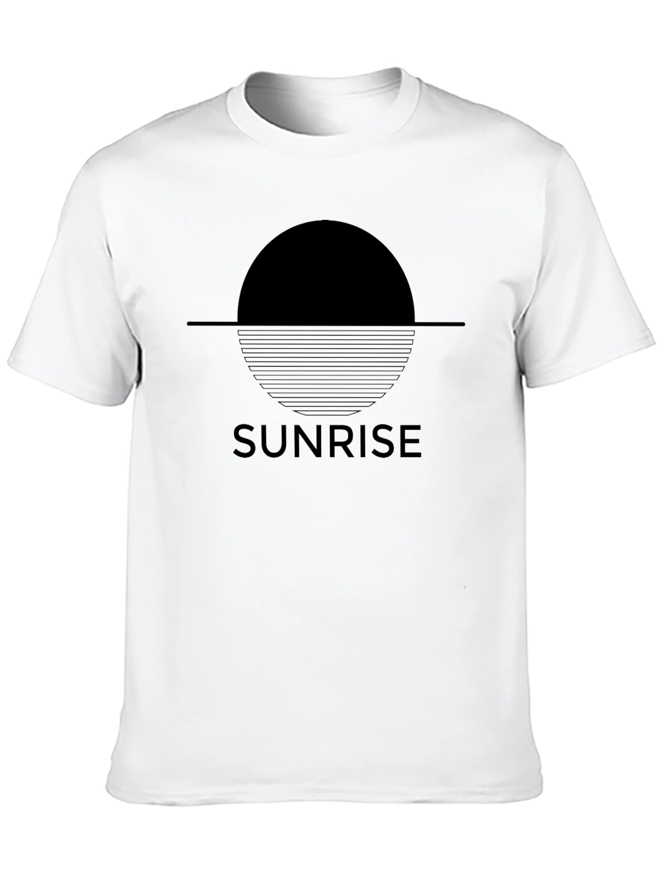 Minimalist Sunrise Graphic T-Shirt