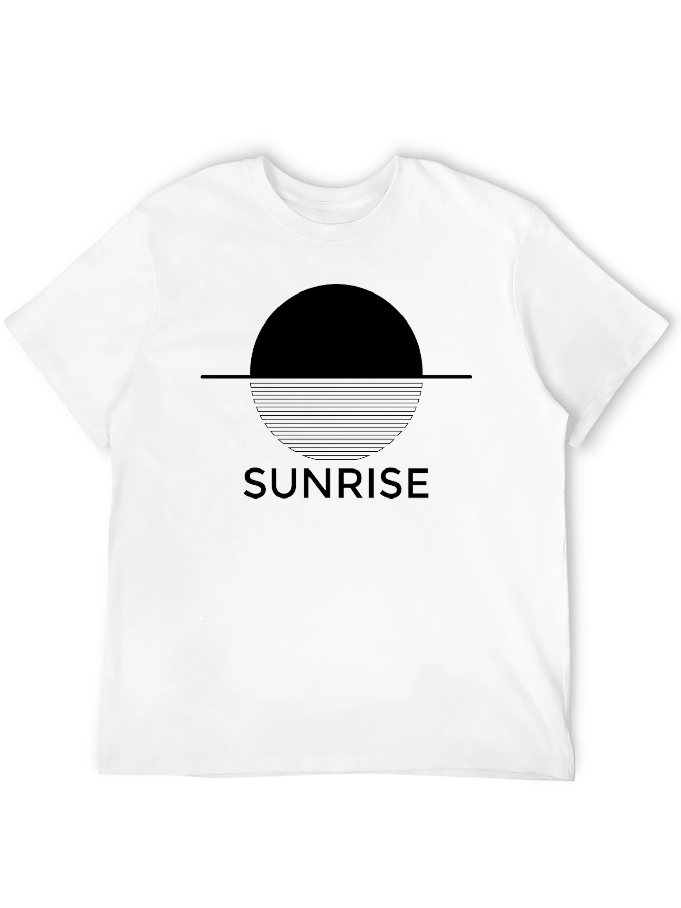 Minimalist Sunrise Graphic T-Shirt
